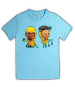 Прикольные футболки: Breaking Bad на голубой